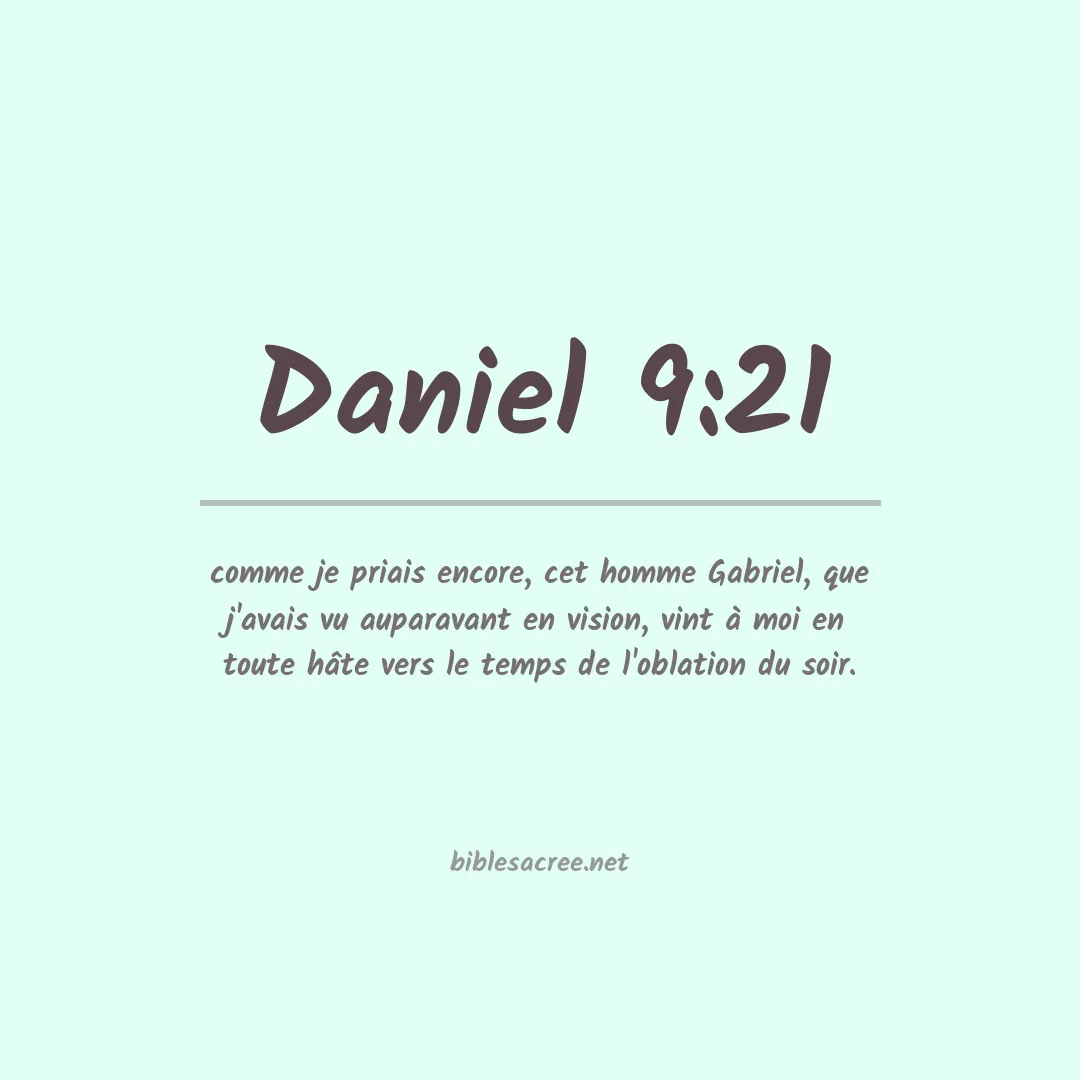 Daniel - 9:21
