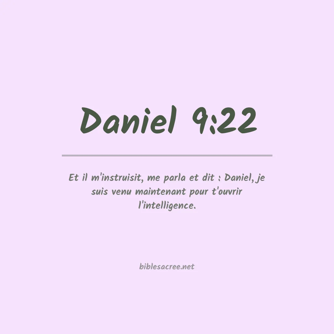 Daniel - 9:22
