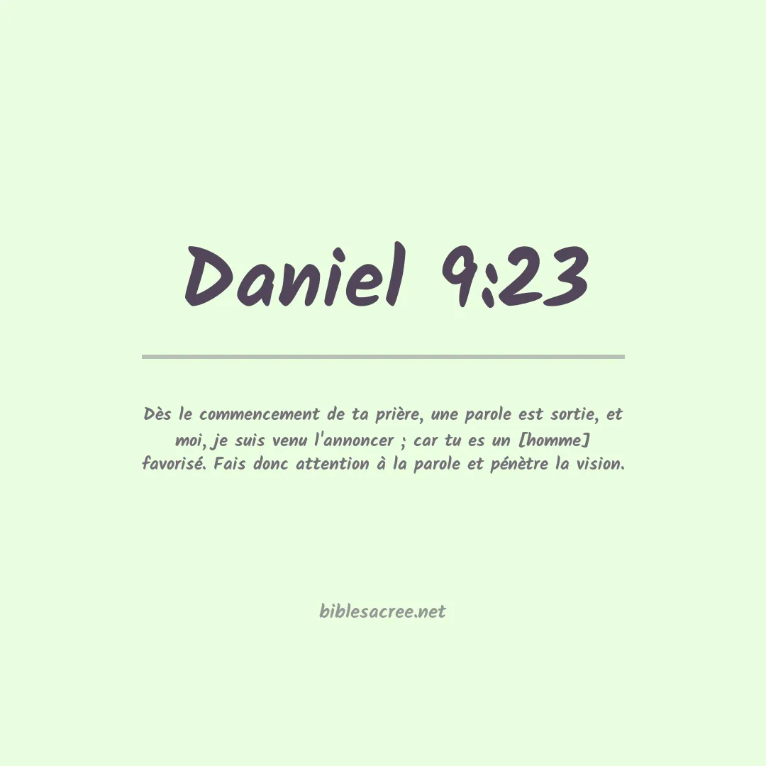 Daniel - 9:23