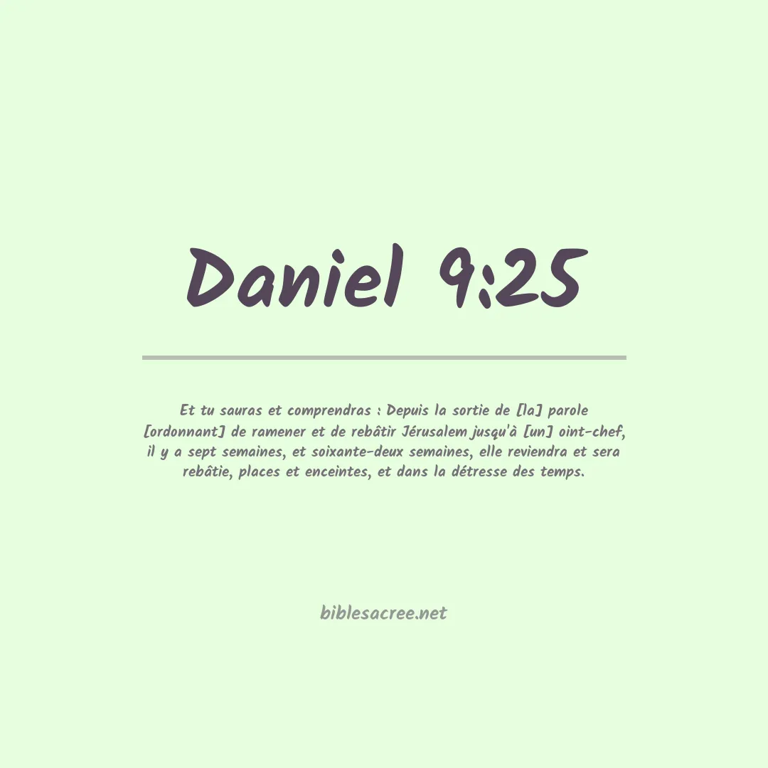 Daniel - 9:25
