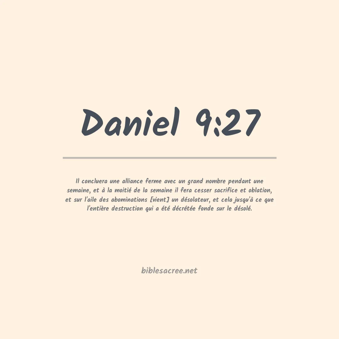 Daniel - 9:27
