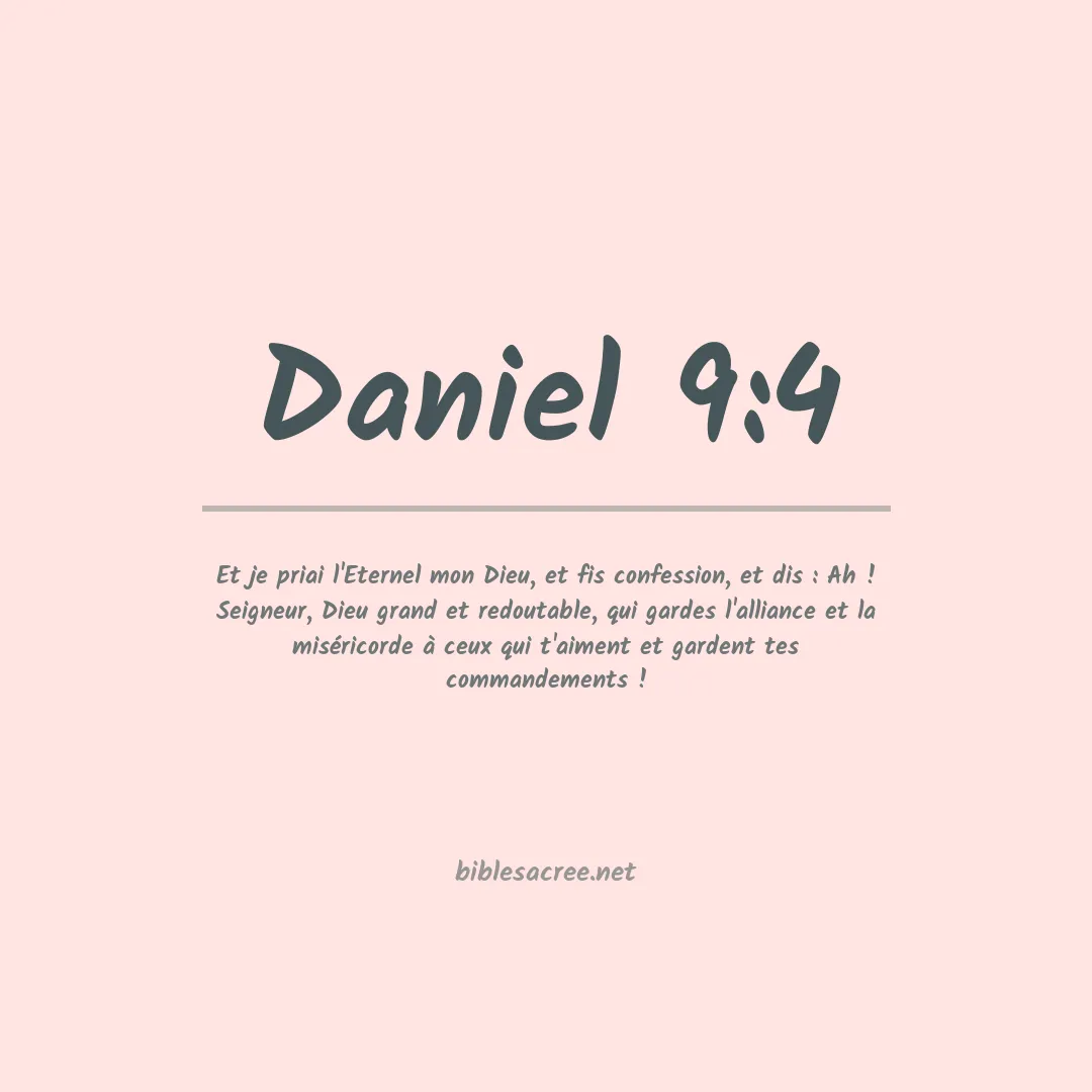 Daniel - 9:4