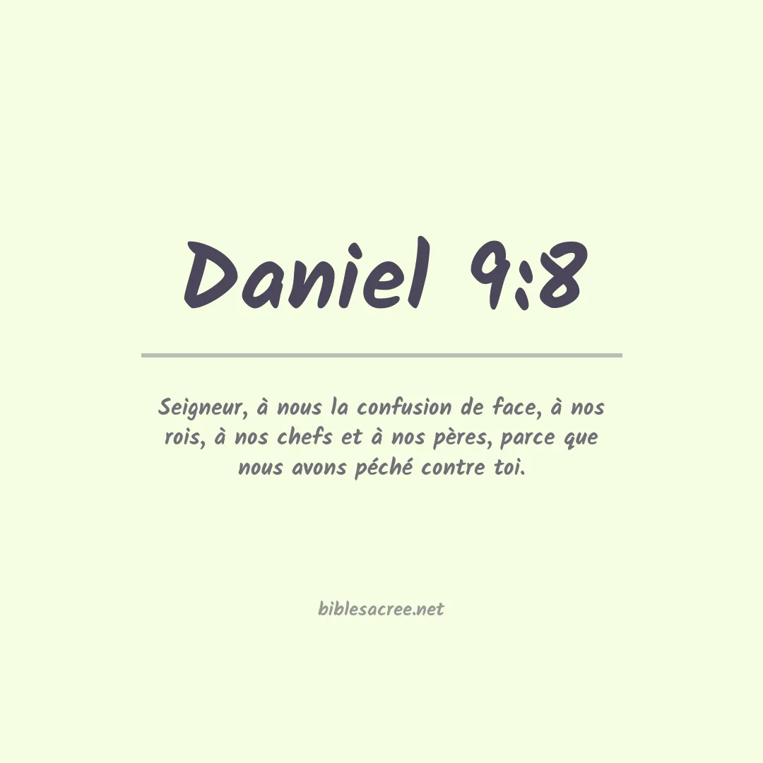Daniel - 9:8