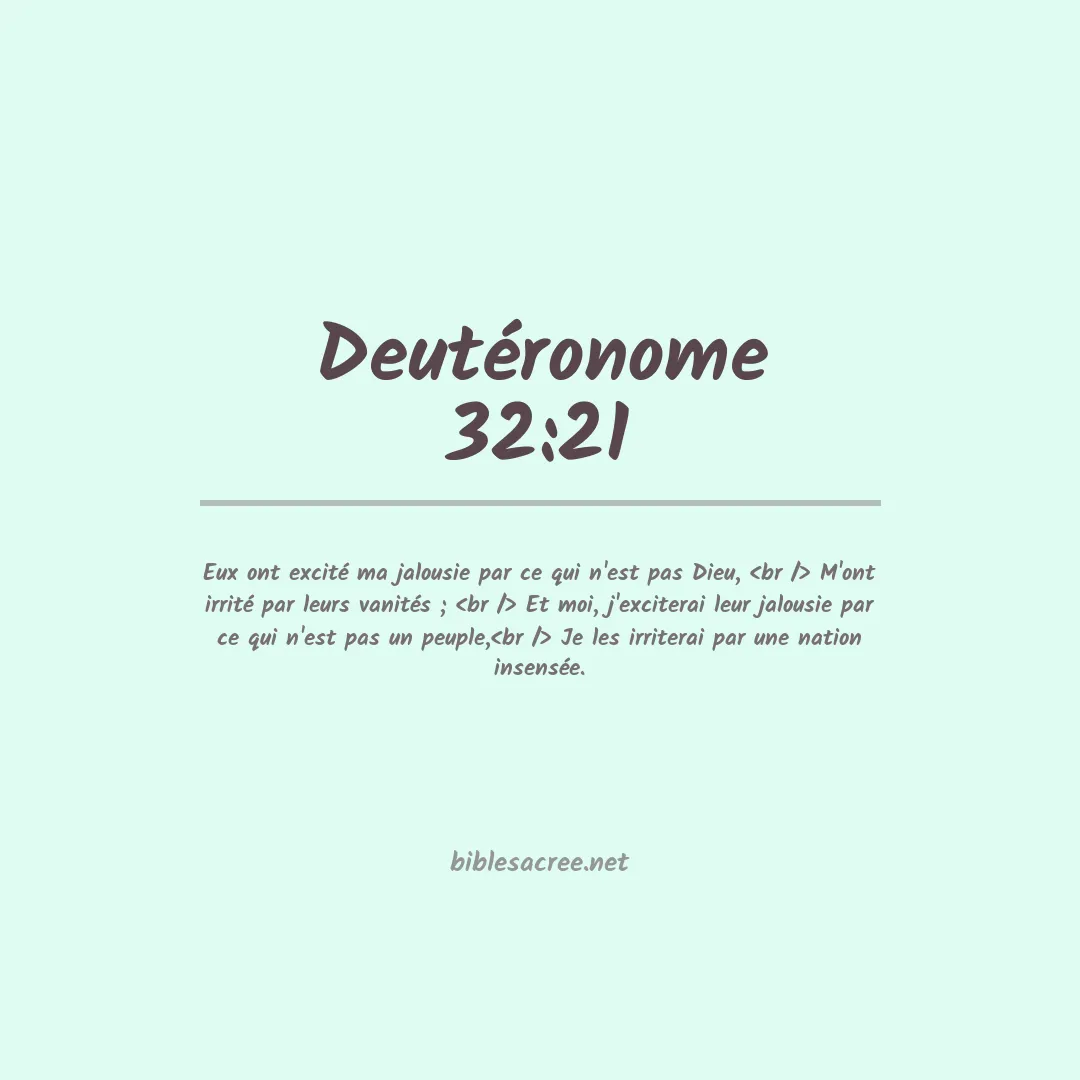 Deutéronome - 32:21