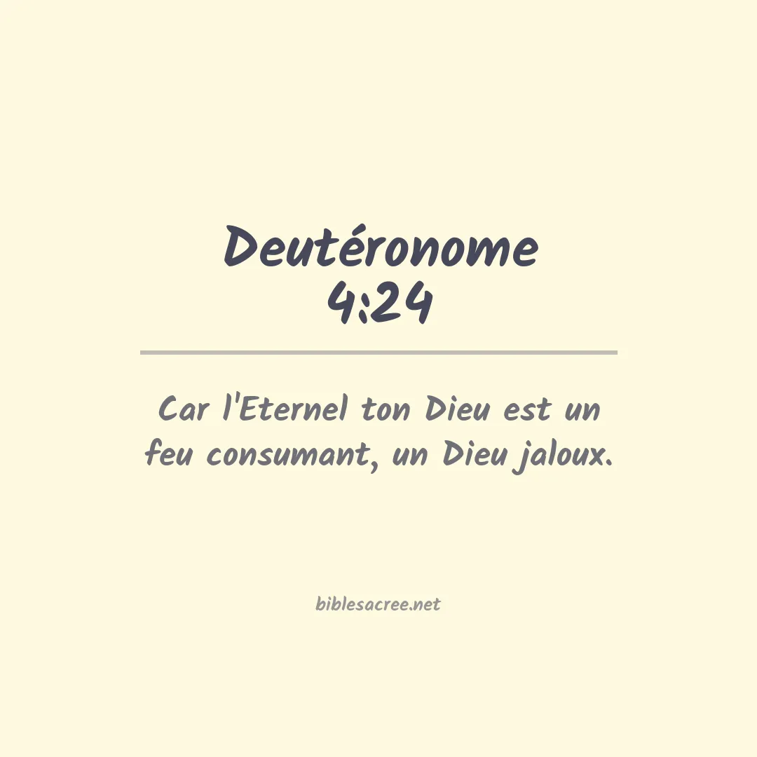 Deutéronome - 4:24