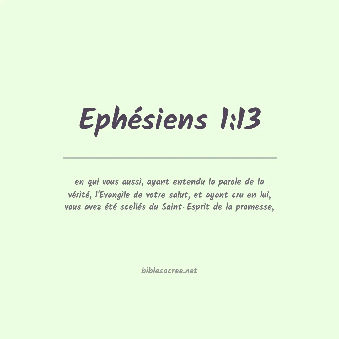 Ephésiens - 1:13