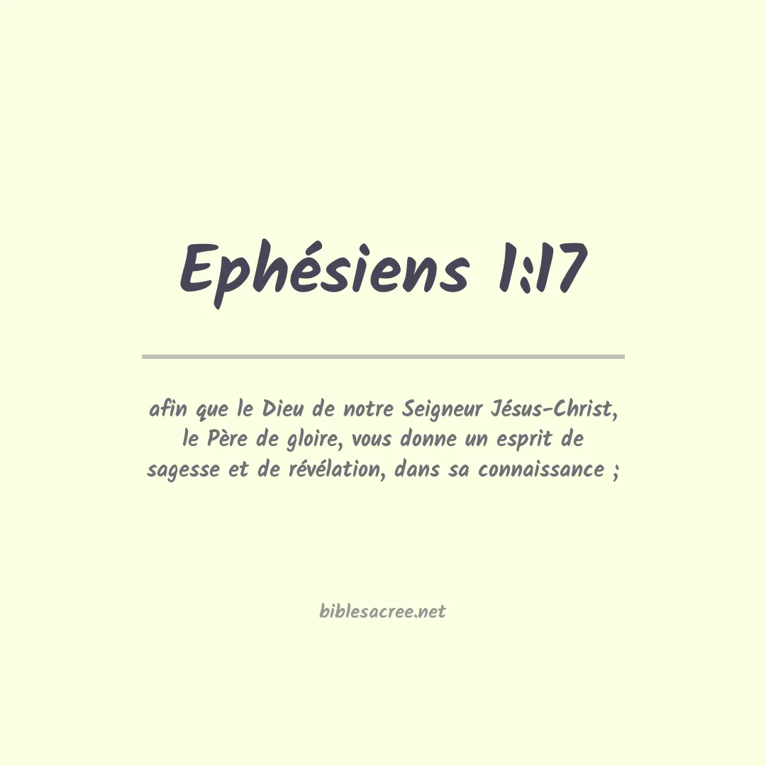 Ephésiens - 1:17