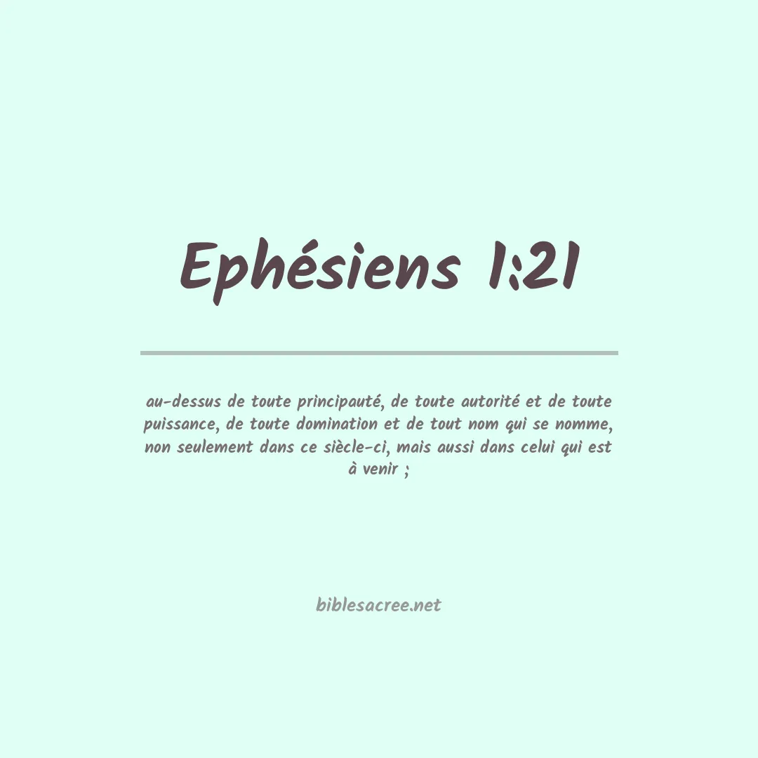 Ephésiens - 1:21