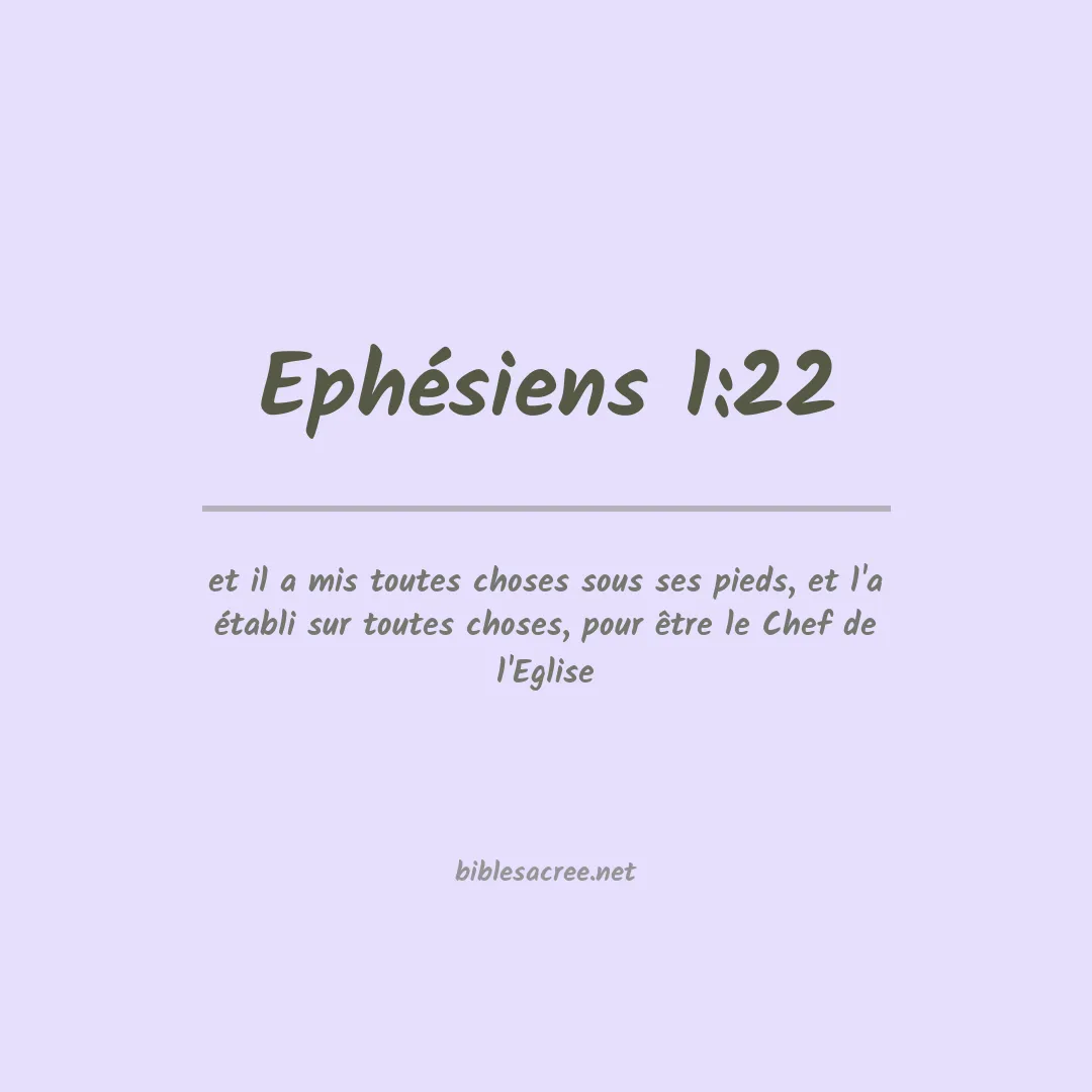 Ephésiens - 1:22
