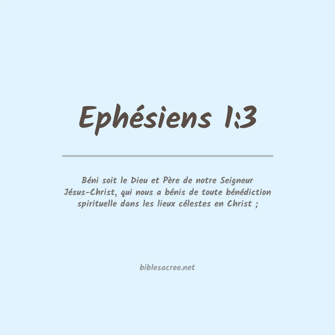 Ephésiens - 1:3