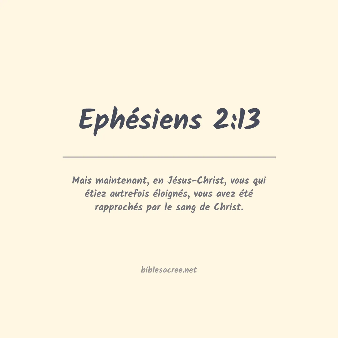 Ephésiens - 2:13