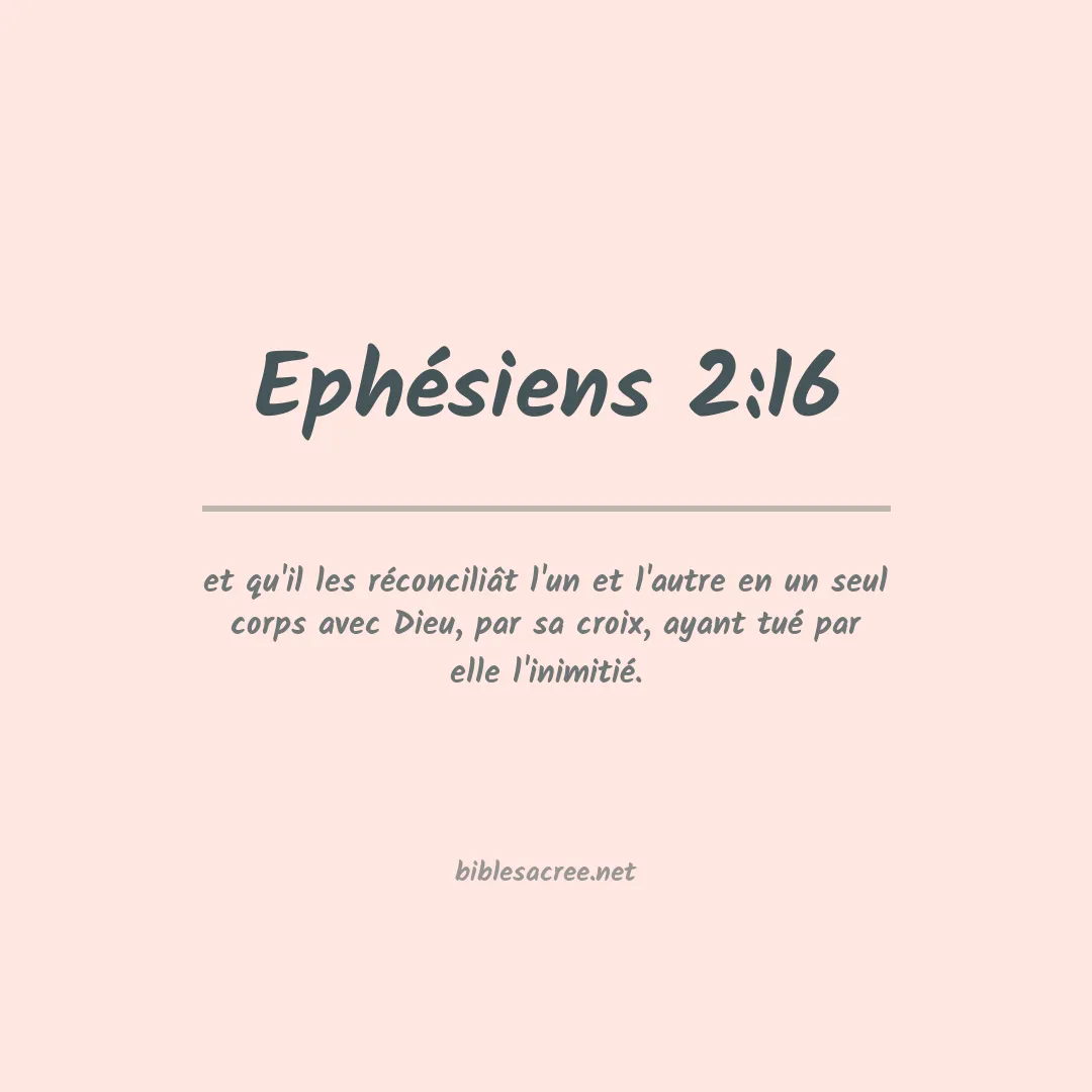 Ephésiens - 2:16