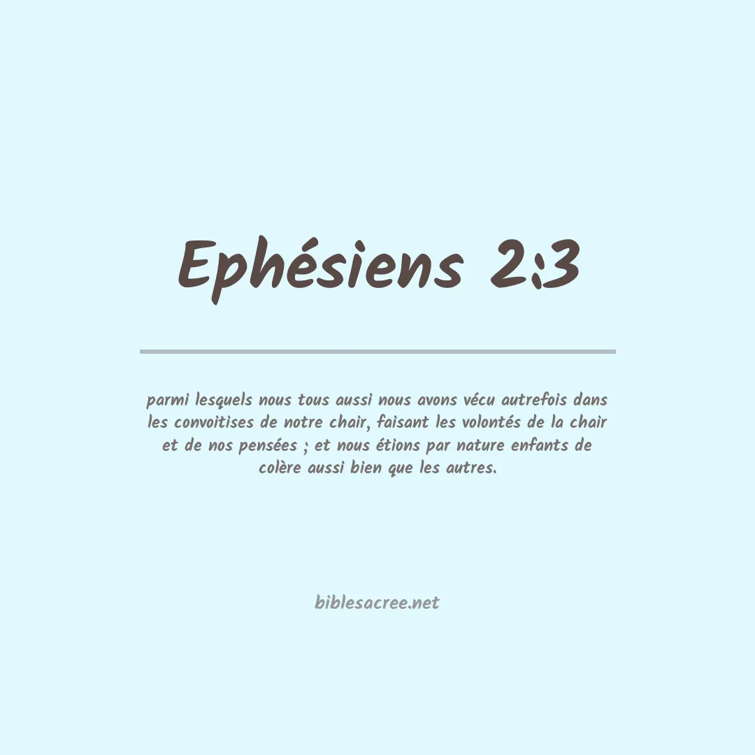 Ephésiens - 2:3