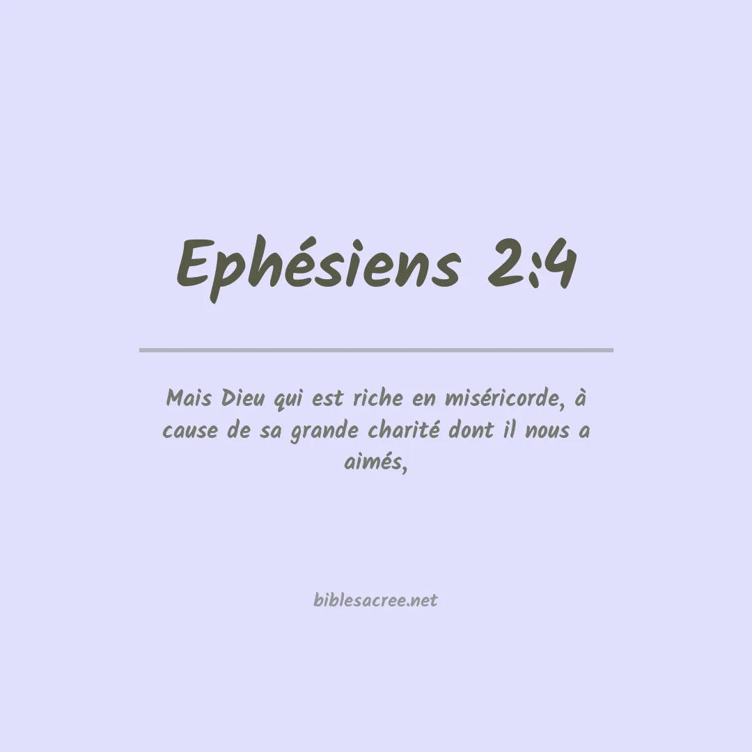Ephésiens - 2:4