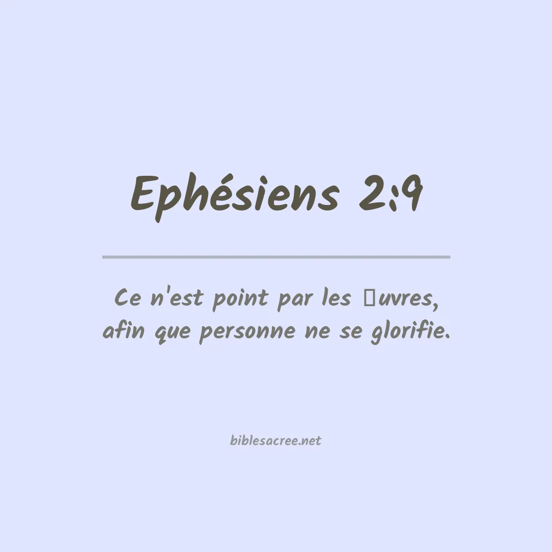 Ephésiens - 2:9