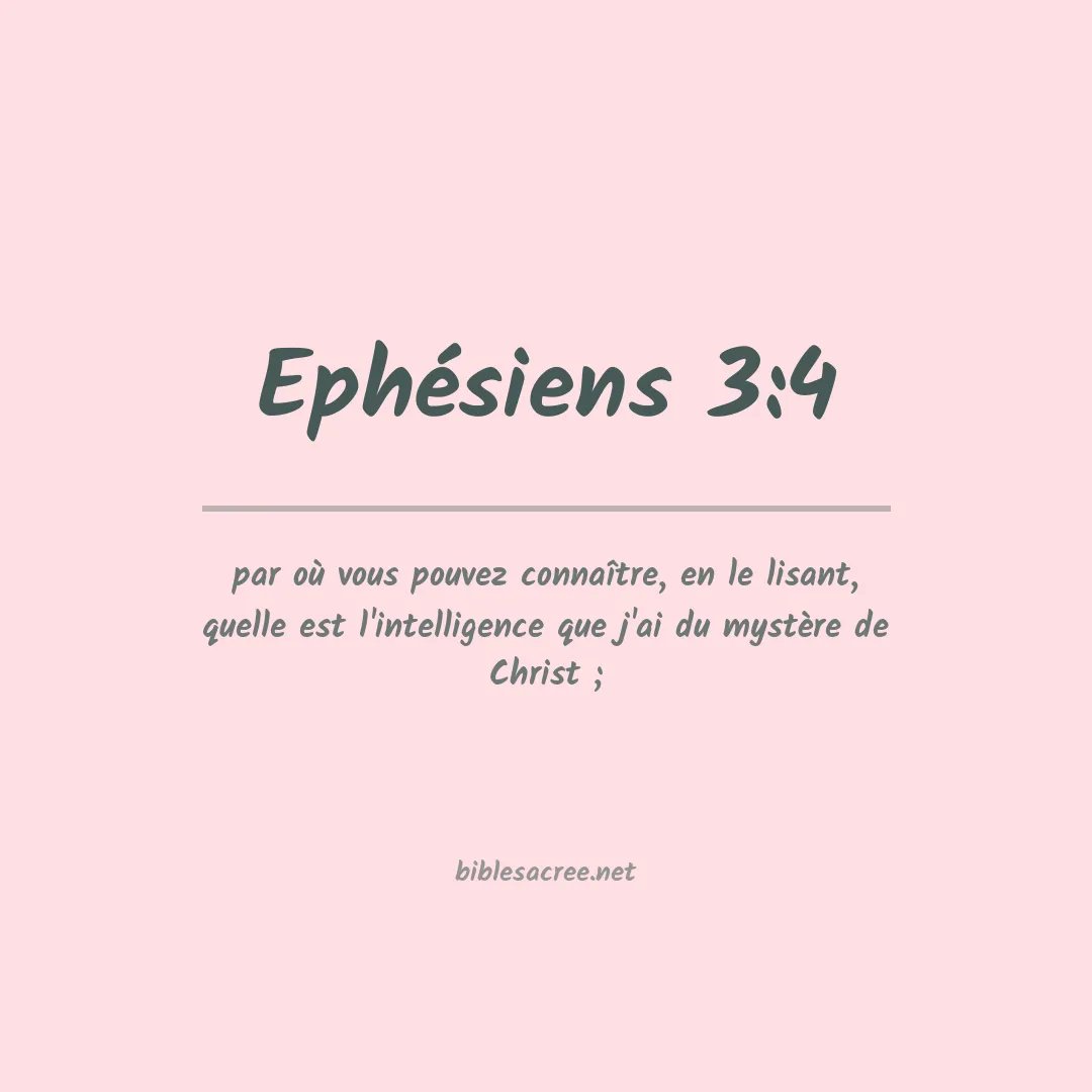 Ephésiens - 3:4