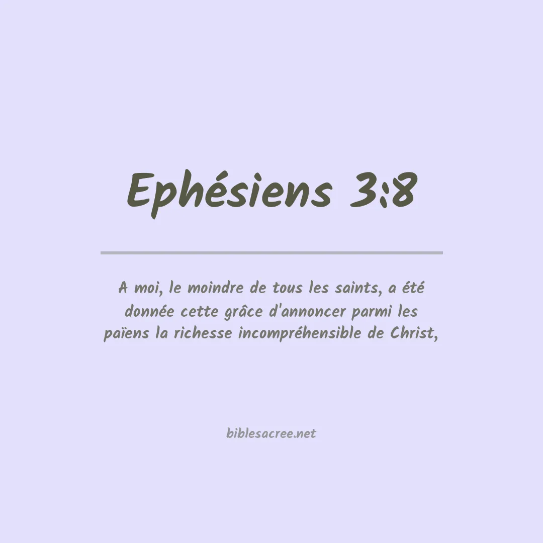 Ephésiens - 3:8