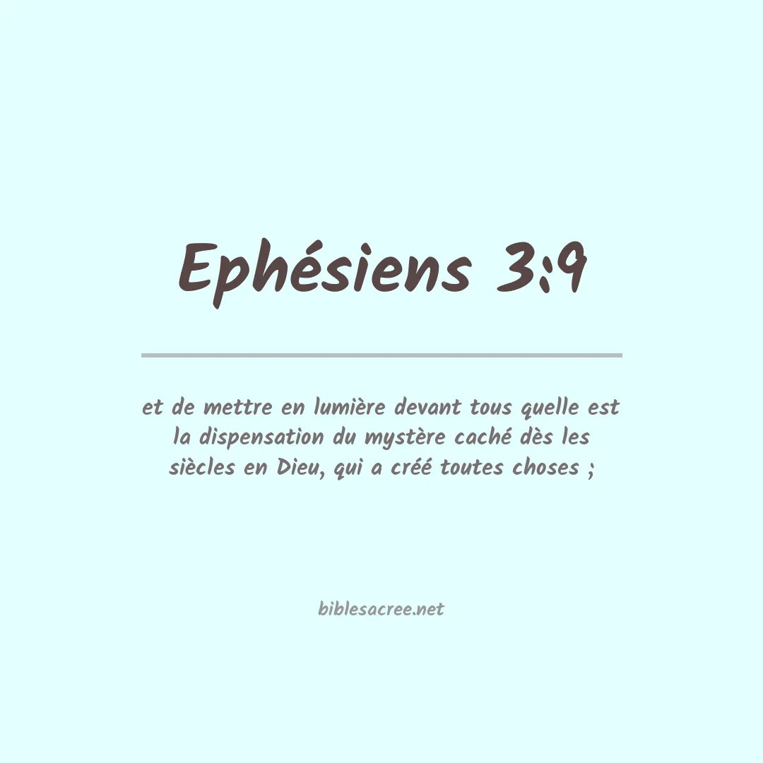 Ephésiens - 3:9