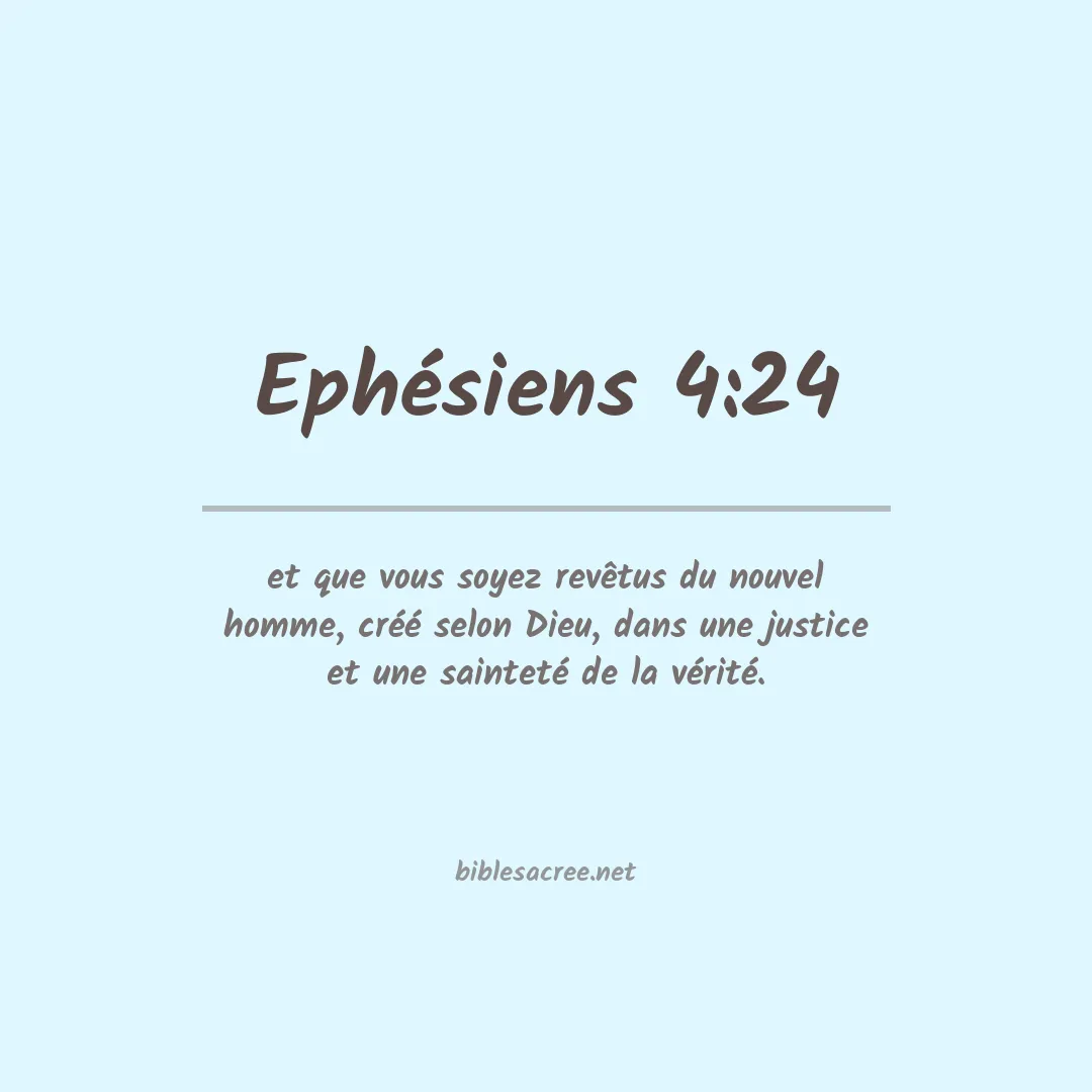 Ephésiens - 4:24