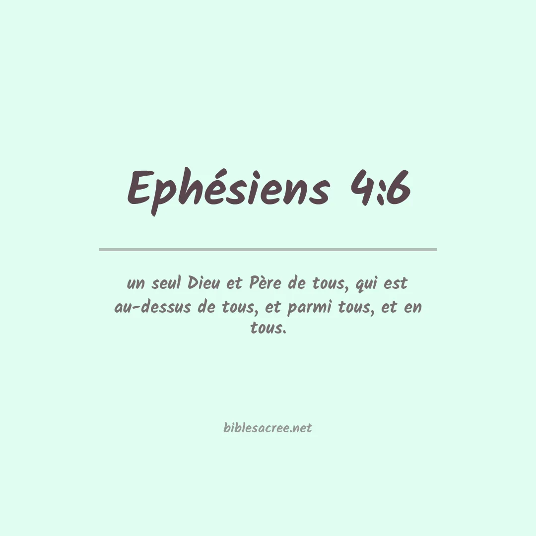 Ephésiens - 4:6