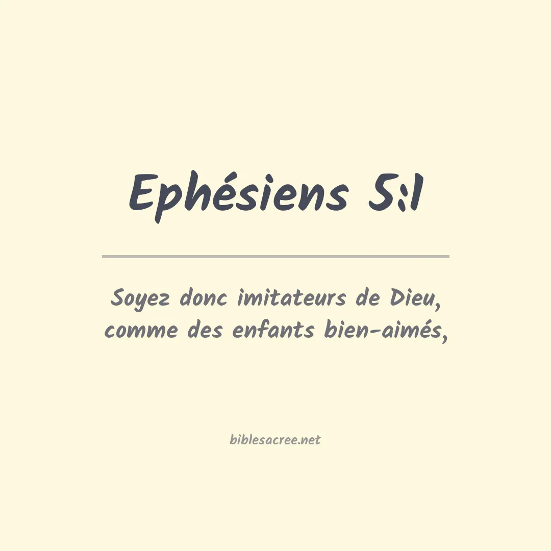 Ephésiens - 5:1