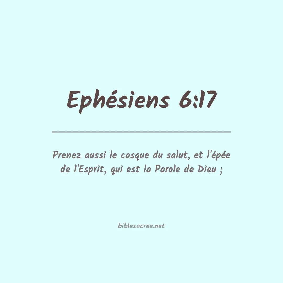 Ephésiens - 6:17
