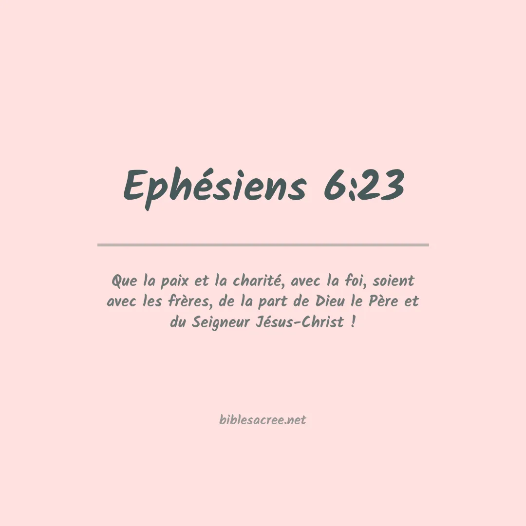 Ephésiens - 6:23