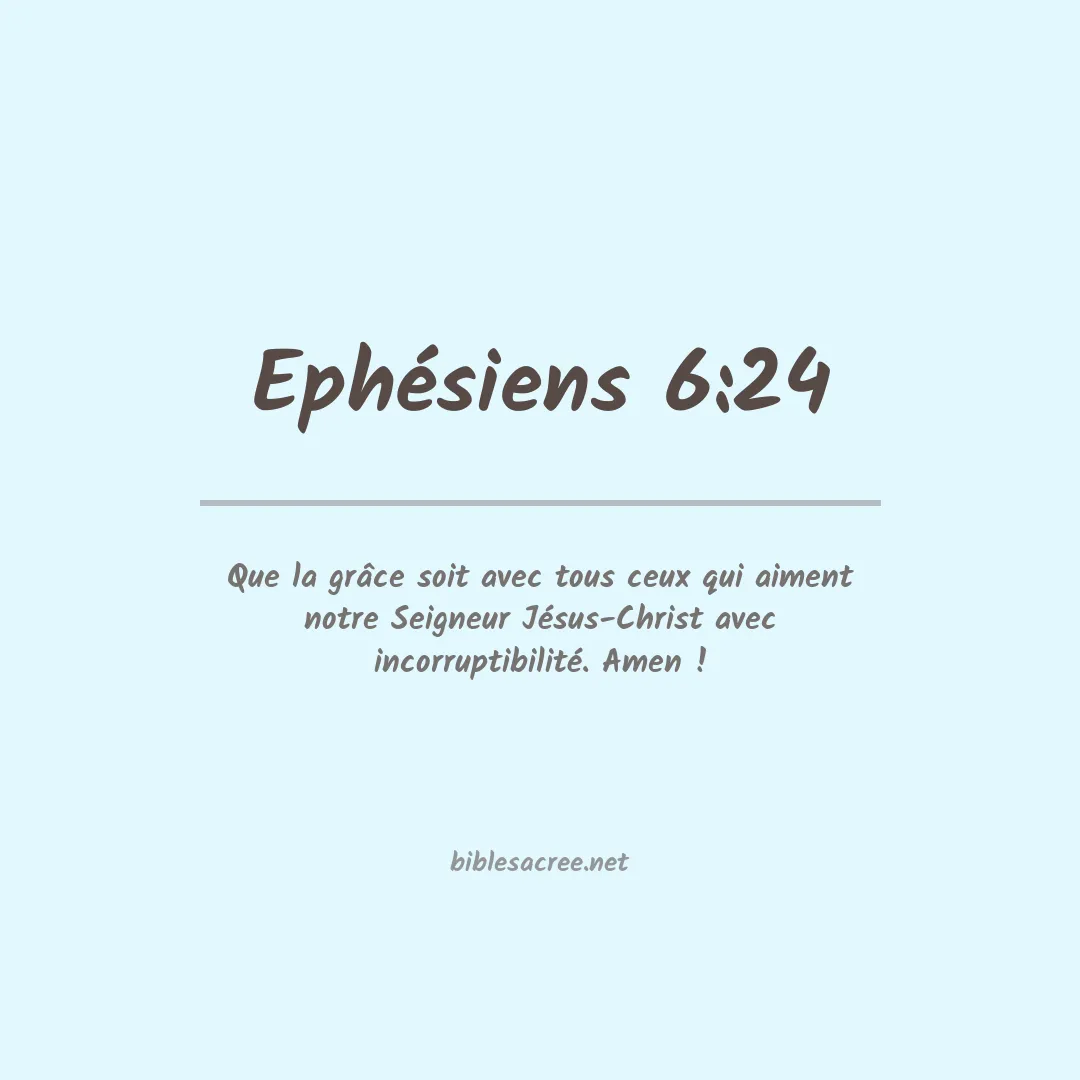 Ephésiens - 6:24