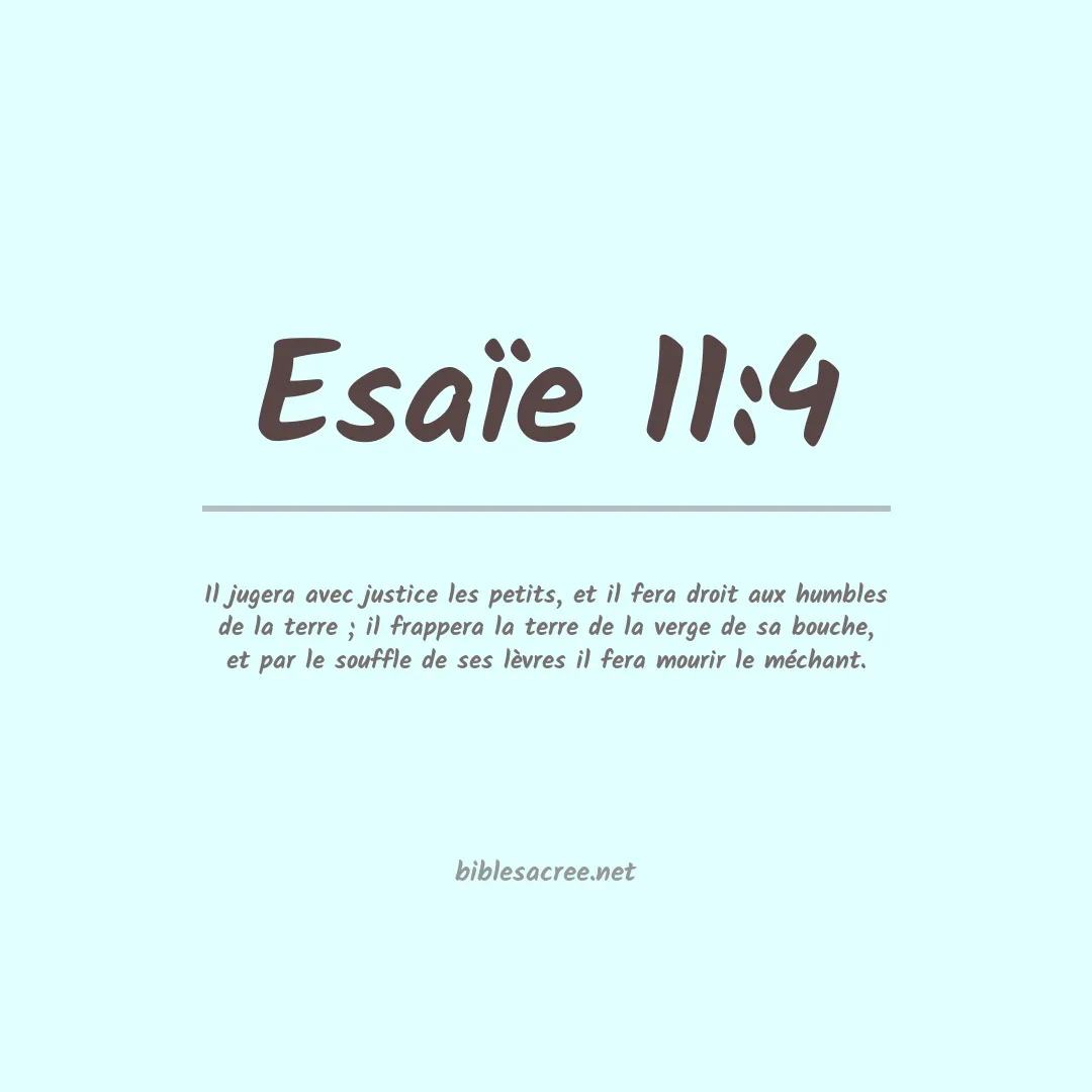 Esaïe - 11:4