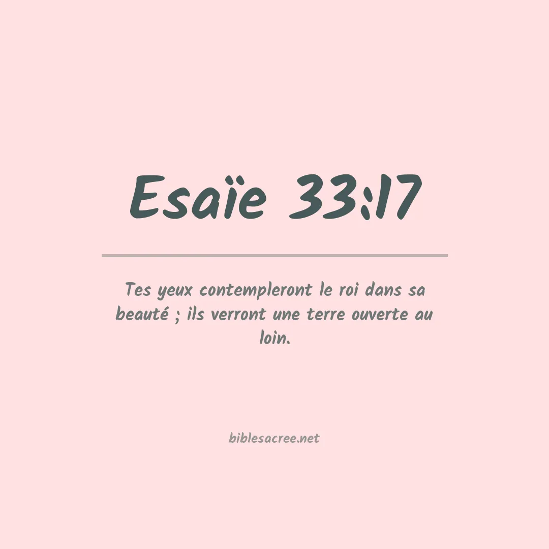 Esaïe - 33:17
