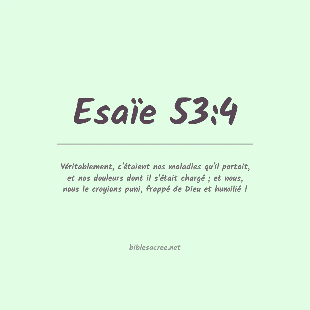 Esaïe - 53:4