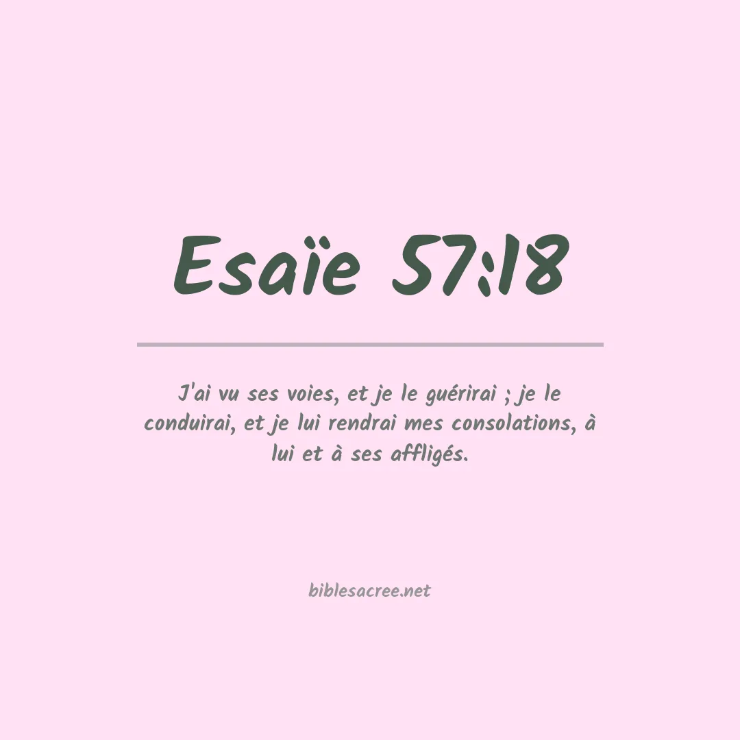 Esaïe - 57:18