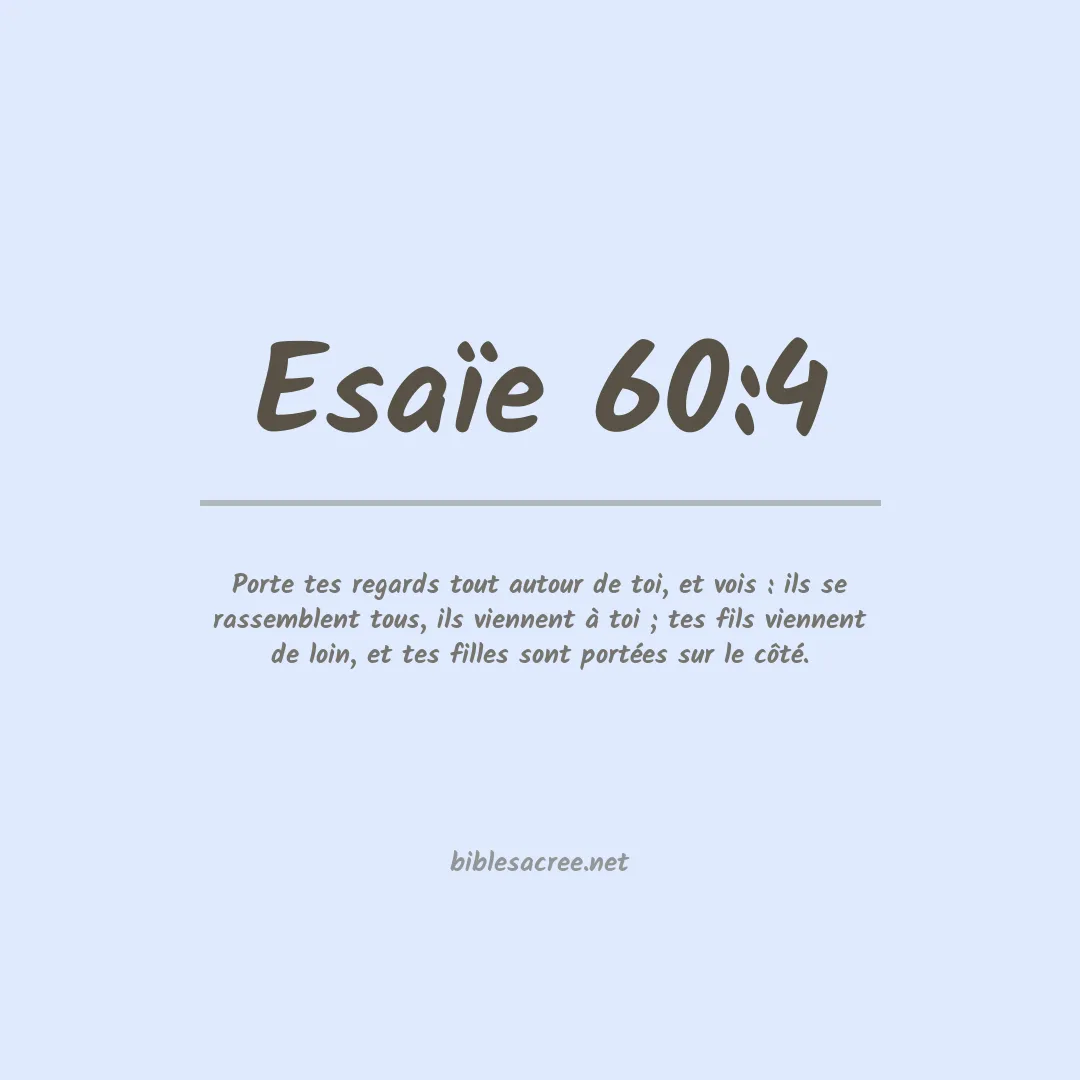 Esaïe - 60:4