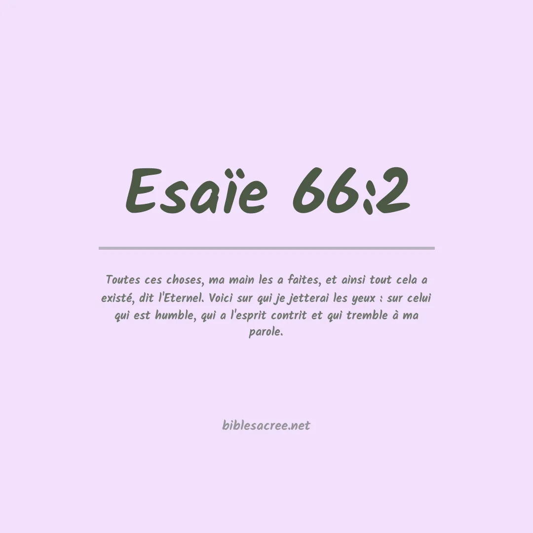 Esaïe - 66:2
