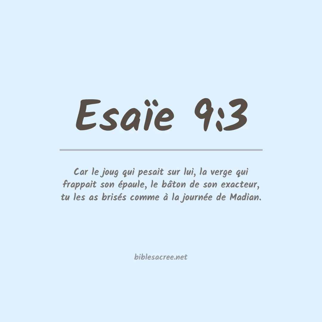 Esaïe - 9:3