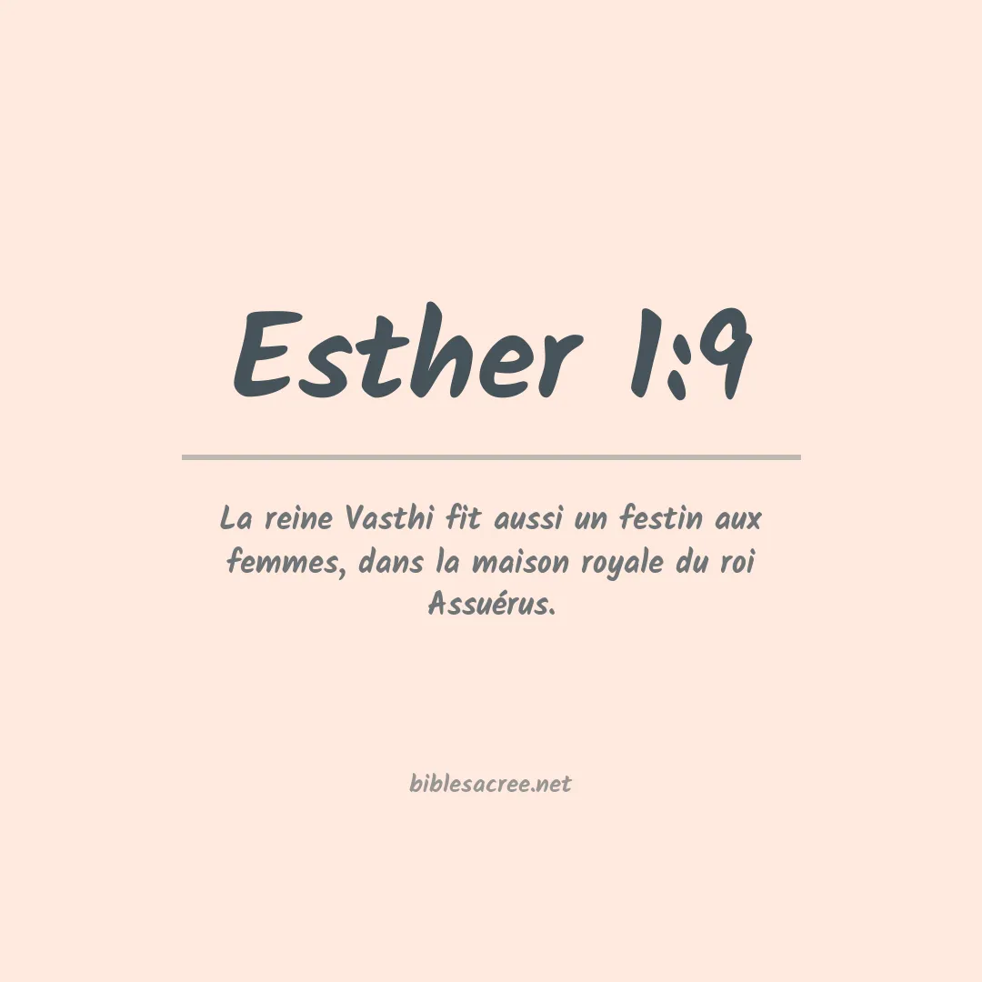Esther - 1:9