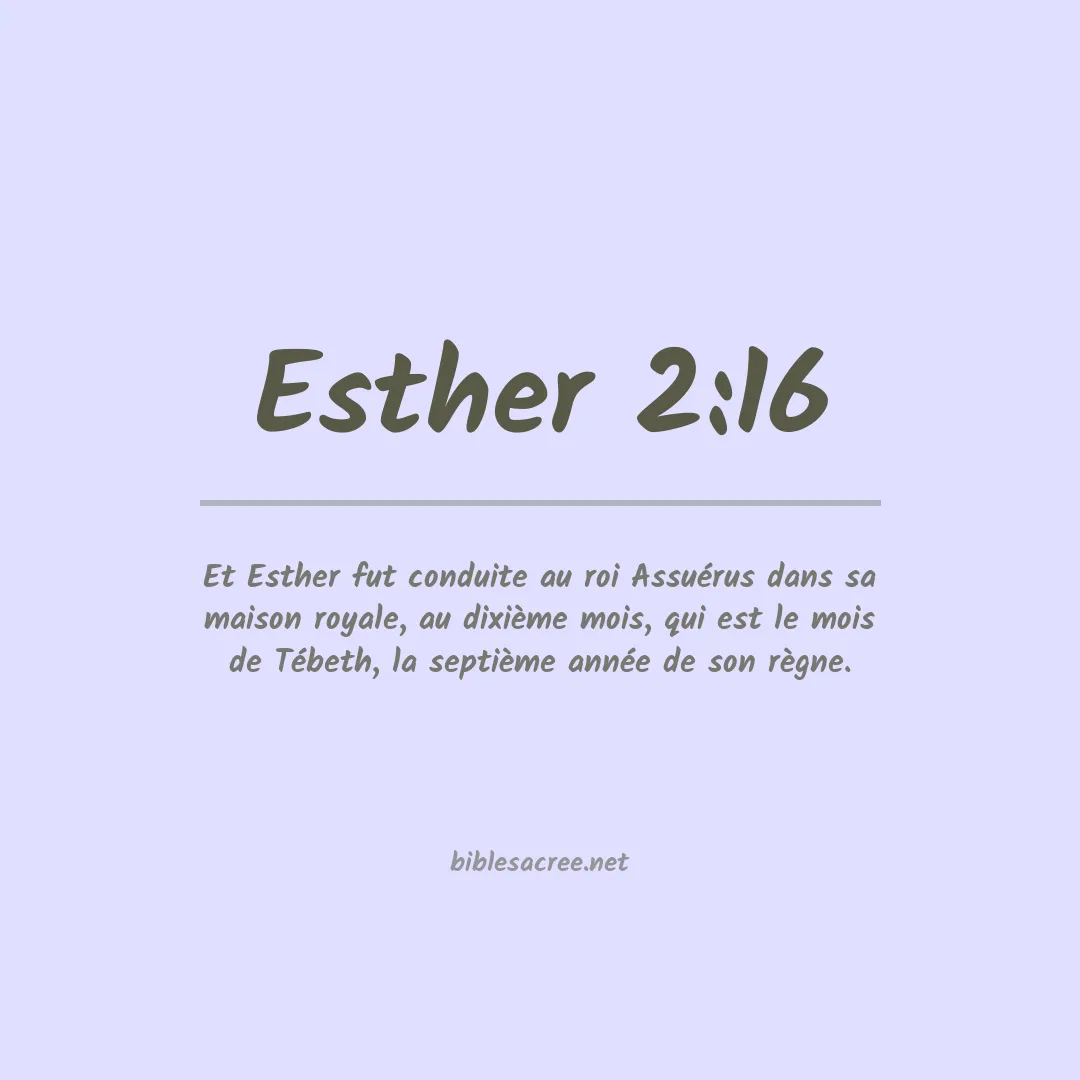 Esther - 2:16
