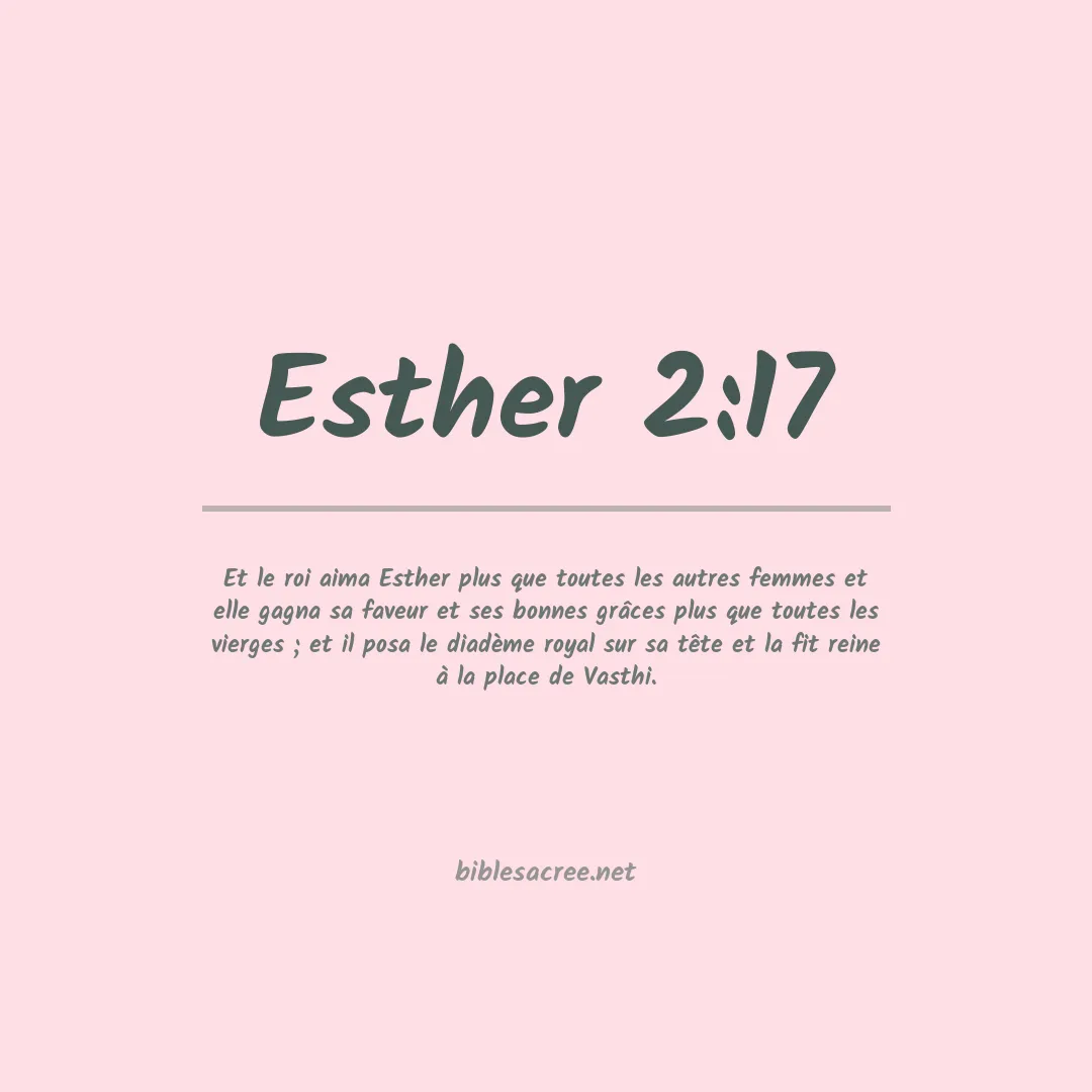 Esther - 2:17
