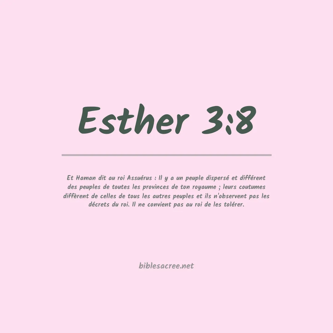 Esther - 3:8