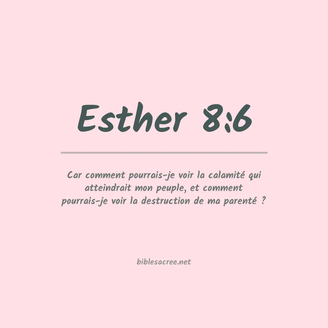 Esther - 8:6