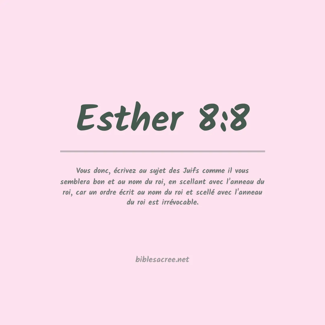 Esther - 8:8