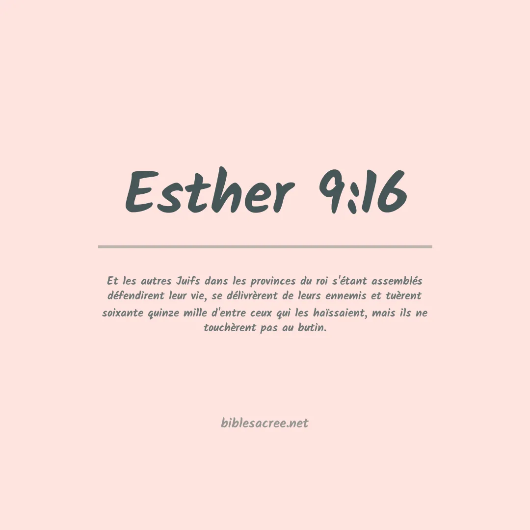 Esther - 9:16