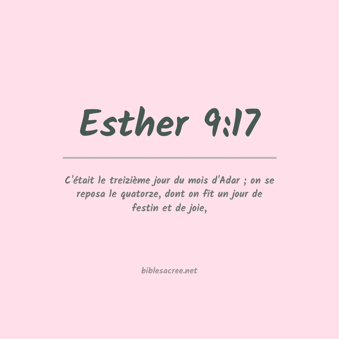 Esther - 9:17