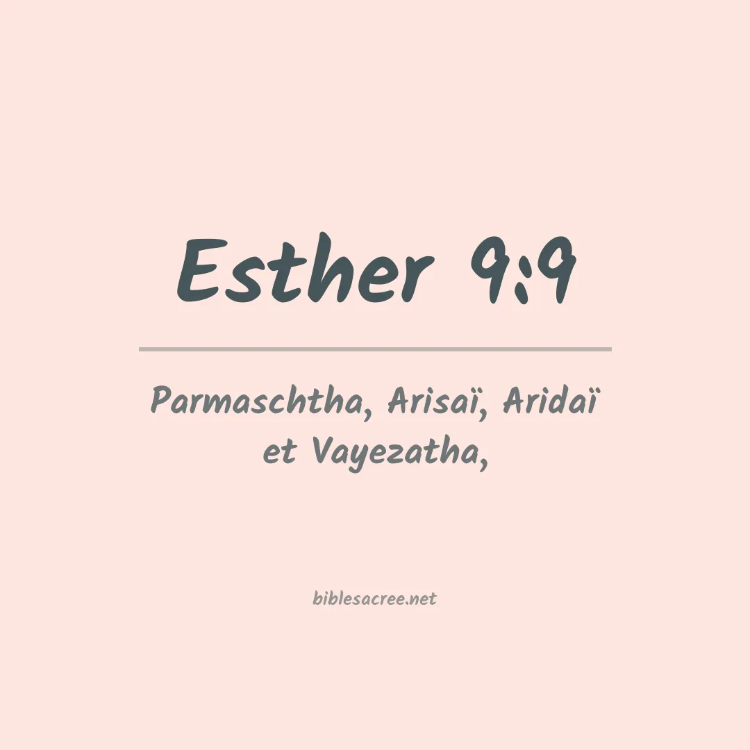 Esther - 9:9