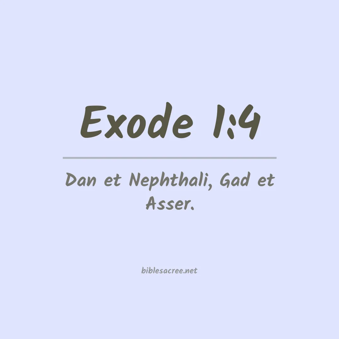 Exode - 1:4