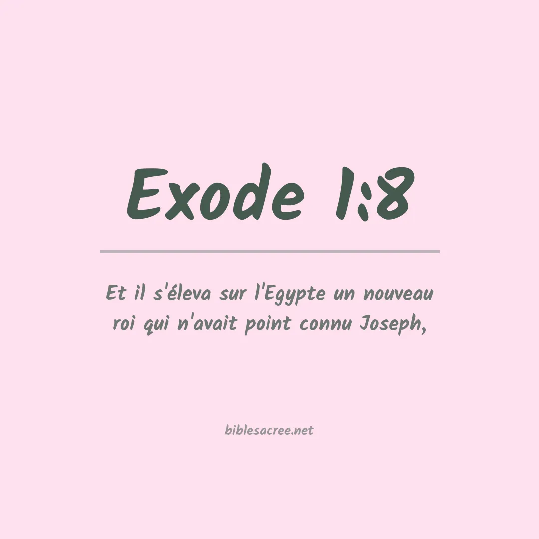 Exode - 1:8