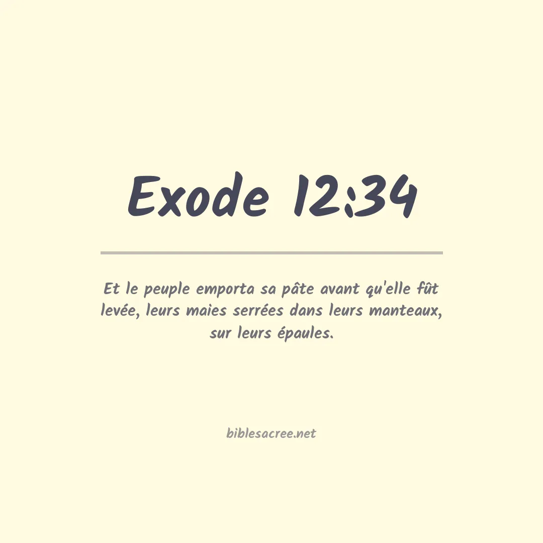 Exode - 12:34