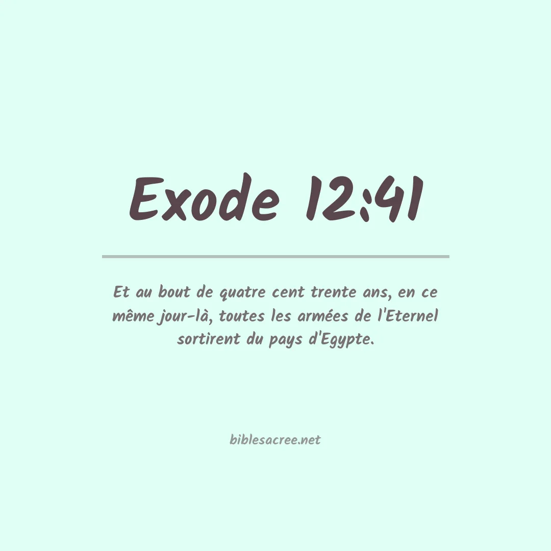 Exode - 12:41