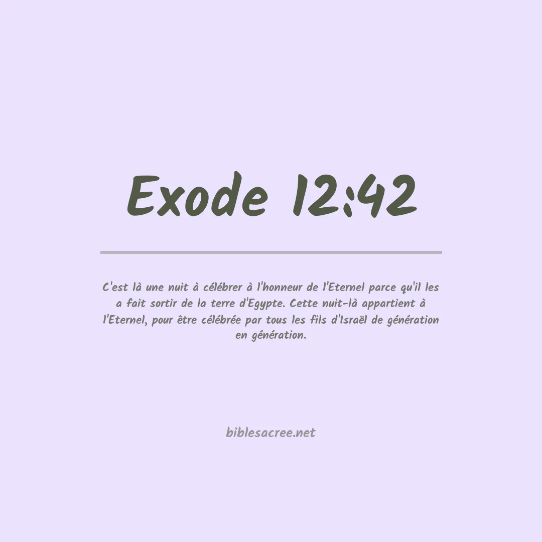 Exode - 12:42