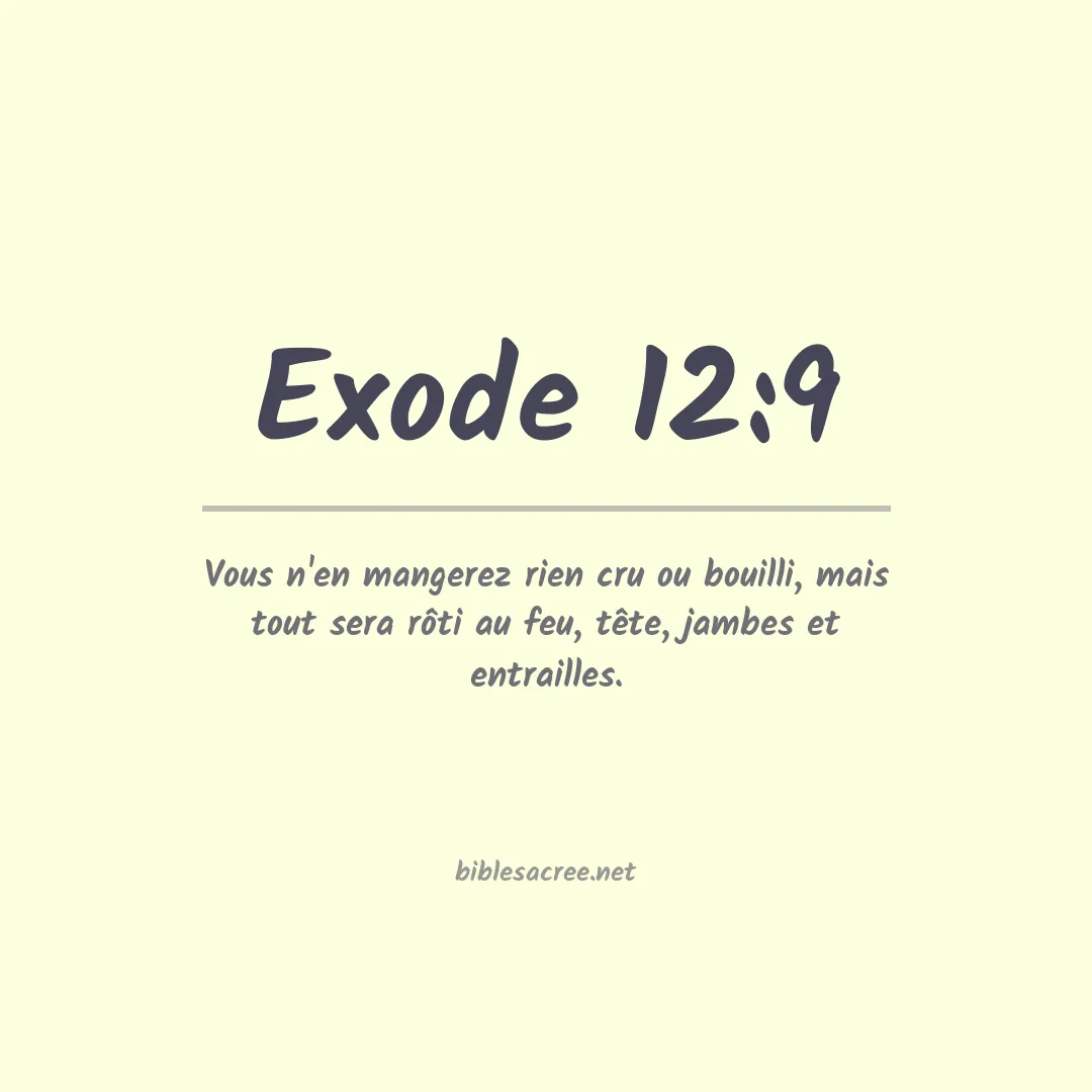 Exode - 12:9